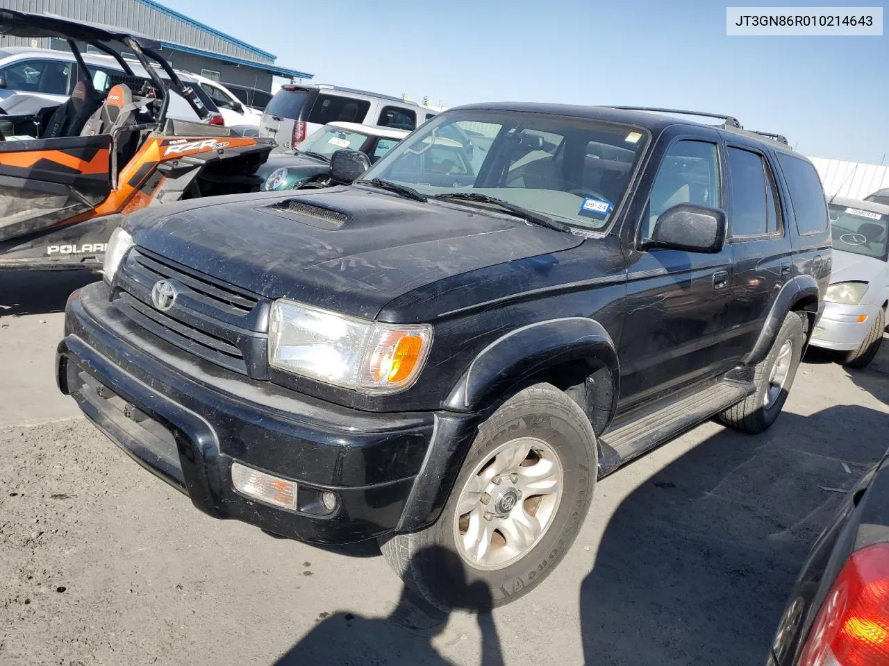 2001 Toyota 4Runner Sr5 VIN: JT3GN86R010214643 Lot: 74743434