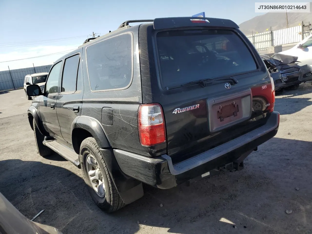 2001 Toyota 4Runner Sr5 VIN: JT3GN86R010214643 Lot: 74743434