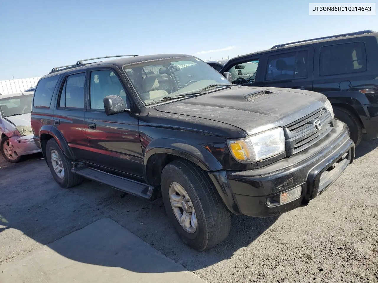 2001 Toyota 4Runner Sr5 VIN: JT3GN86R010214643 Lot: 74743434