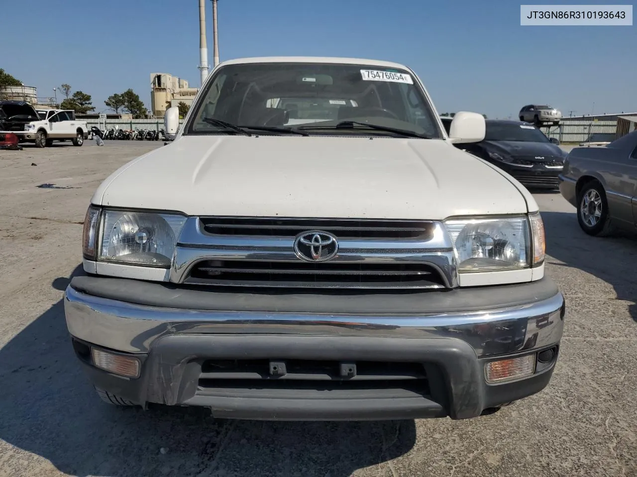 2001 Toyota 4Runner Sr5 VIN: JT3GN86R310193643 Lot: 75476054