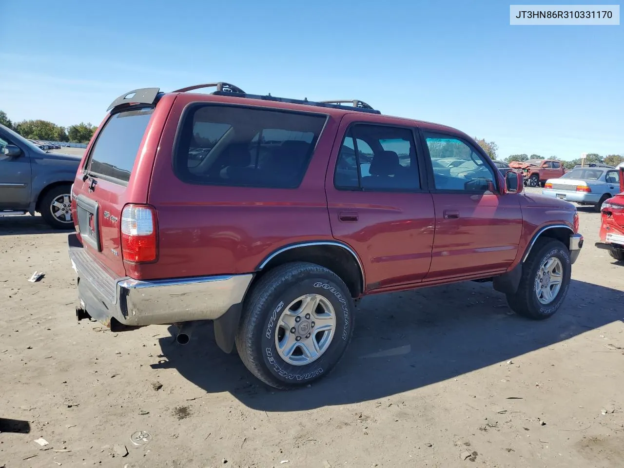 2001 Toyota 4Runner Sr5 VIN: JT3HN86R310331170 Lot: 75878834