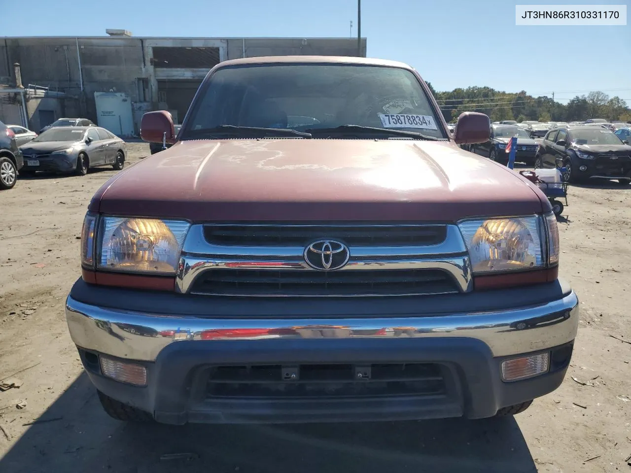 2001 Toyota 4Runner Sr5 VIN: JT3HN86R310331170 Lot: 75878834