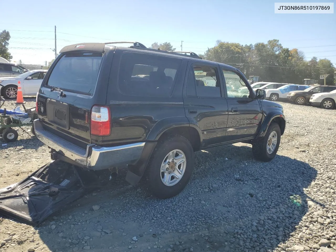 2001 Toyota 4Runner Sr5 VIN: JT3GN86R510197869 Lot: 75909414