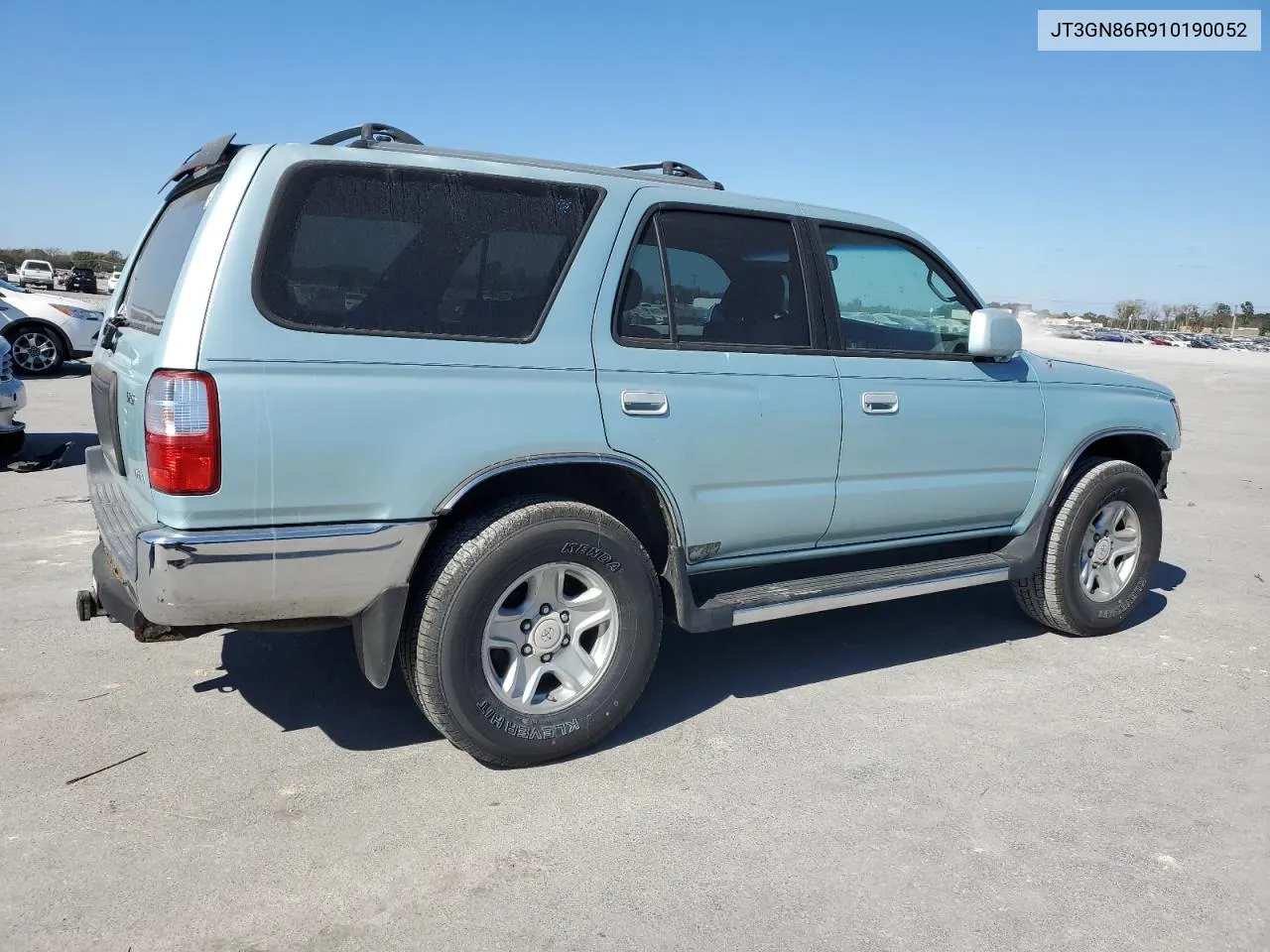 2001 Toyota 4Runner Sr5 VIN: JT3GN86R910190052 Lot: 76567264