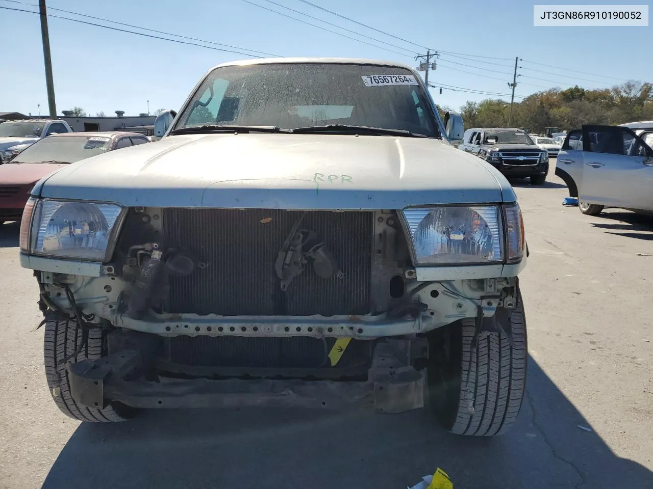 2001 Toyota 4Runner Sr5 VIN: JT3GN86R910190052 Lot: 76567264