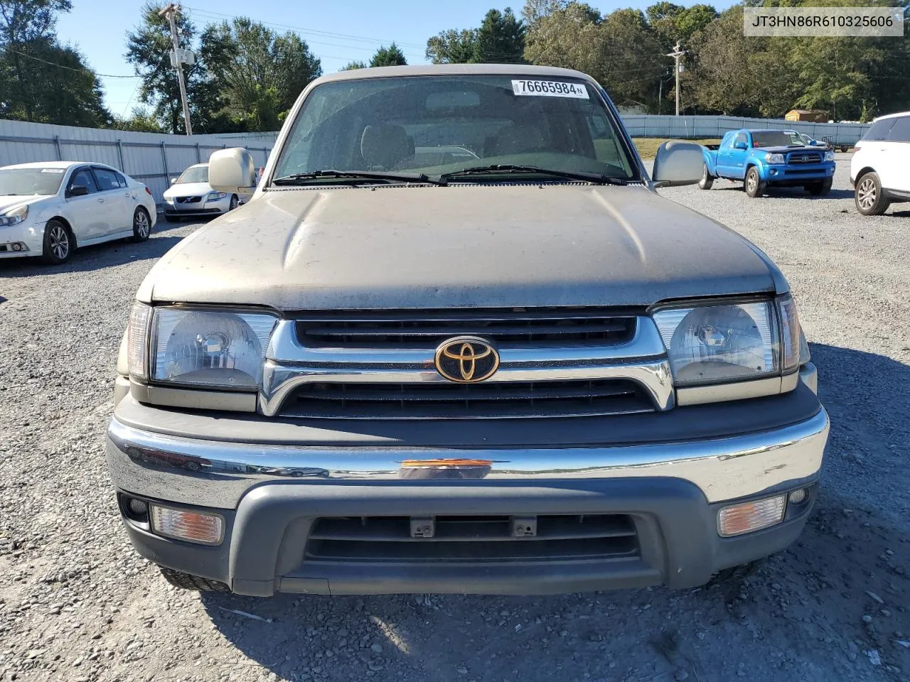 2001 Toyota 4Runner Sr5 VIN: JT3HN86R610325606 Lot: 76665984