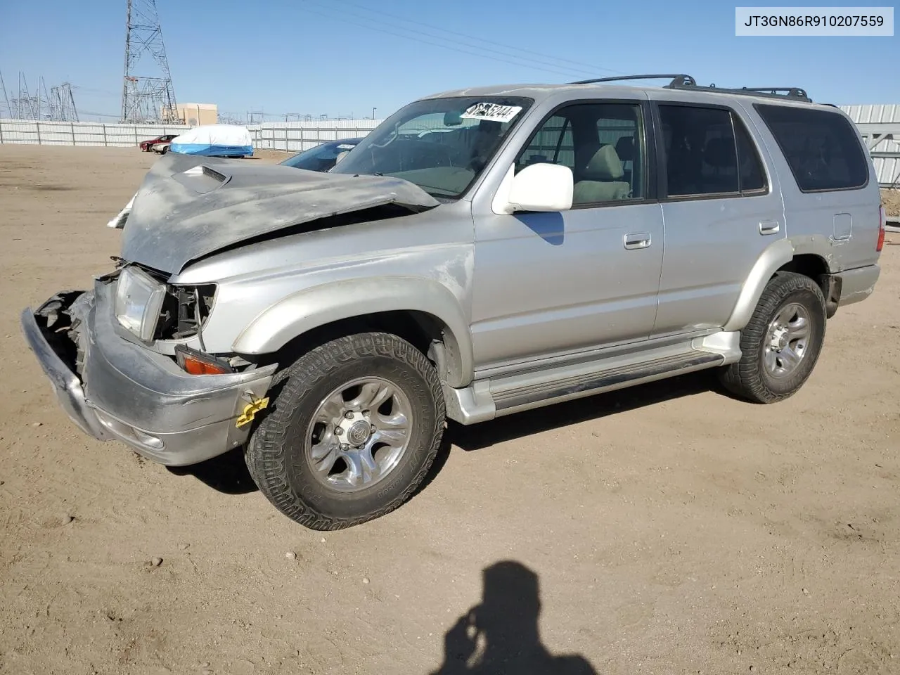 2001 Toyota 4Runner Sr5 VIN: JT3GN86R910207559 Lot: 76835244