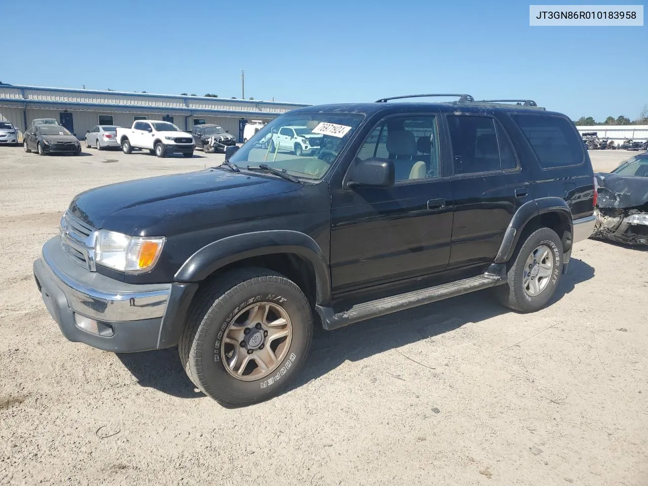 2001 Toyota 4Runner Sr5 VIN: JT3GN86R010183958 Lot: 76971924