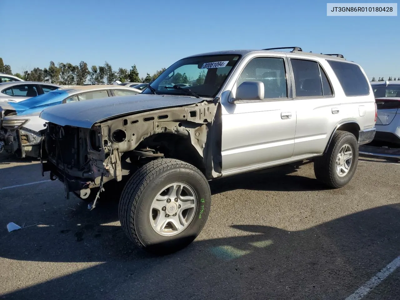 2001 Toyota 4Runner Sr5 VIN: JT3GN86R010180428 Lot: 80061094