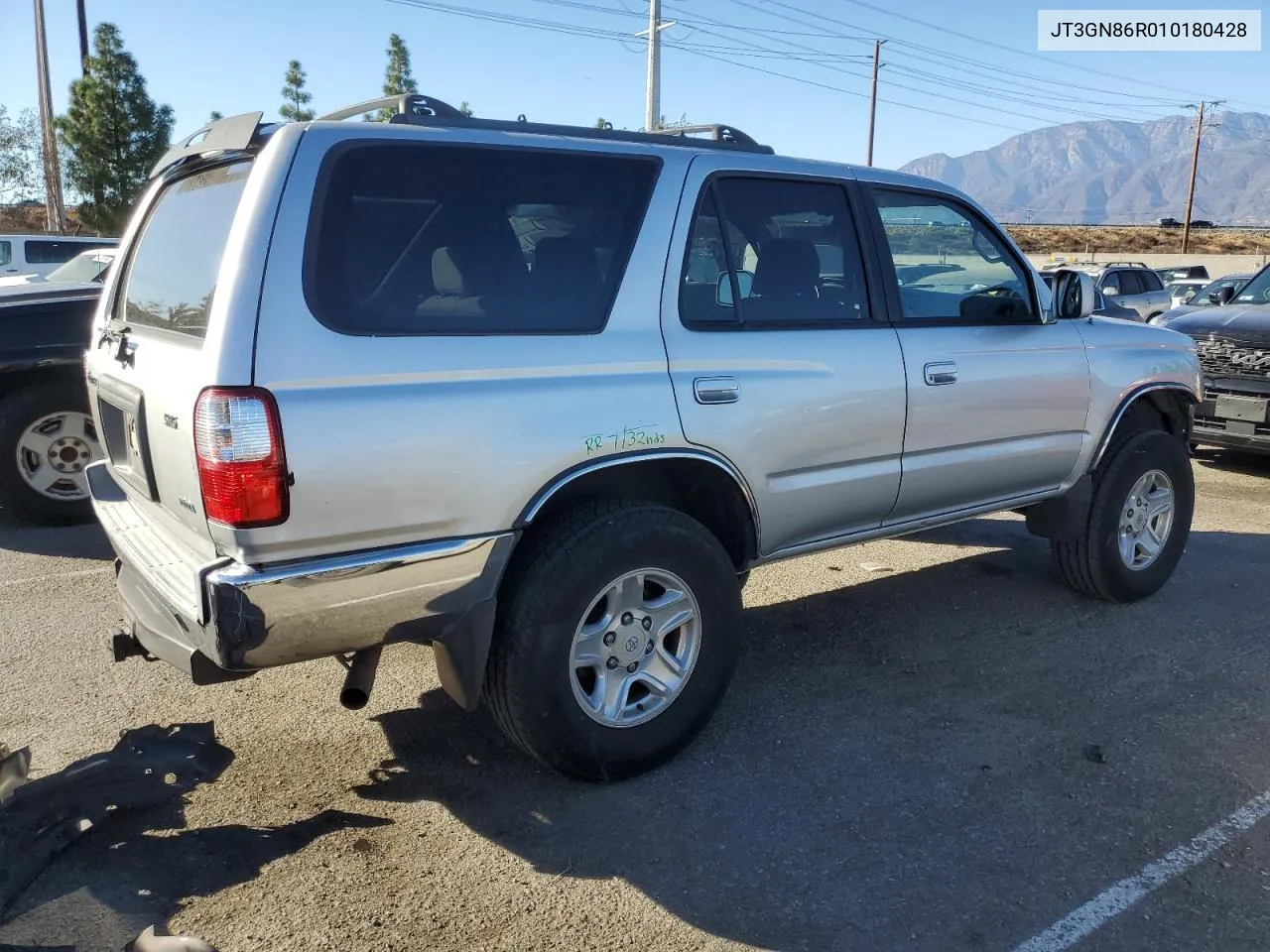 2001 Toyota 4Runner Sr5 VIN: JT3GN86R010180428 Lot: 80061094