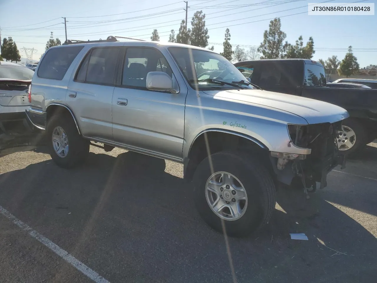 2001 Toyota 4Runner Sr5 VIN: JT3GN86R010180428 Lot: 80061094