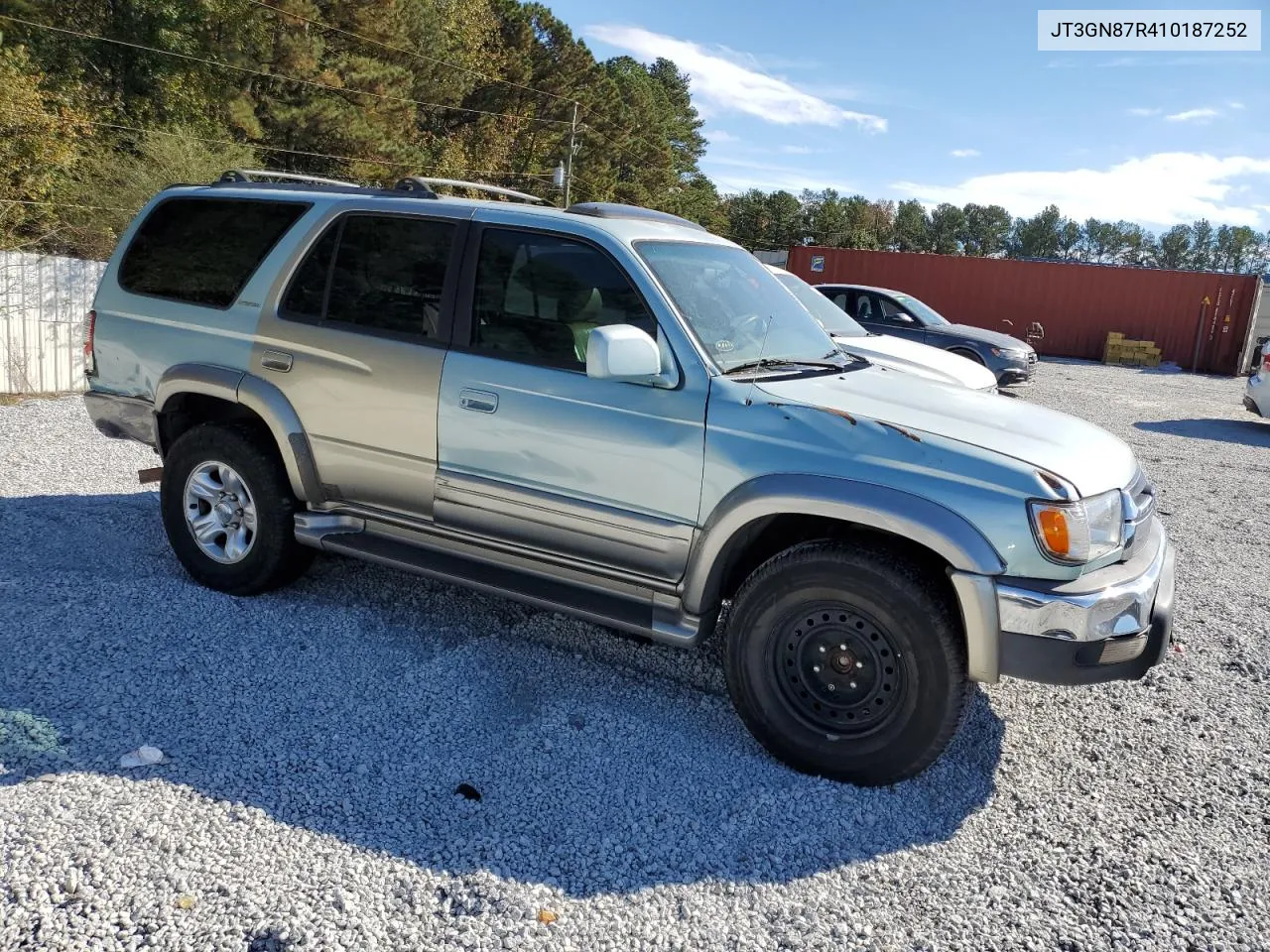 2001 Toyota 4Runner Limited VIN: JT3GN87R410187252 Lot: 80528504