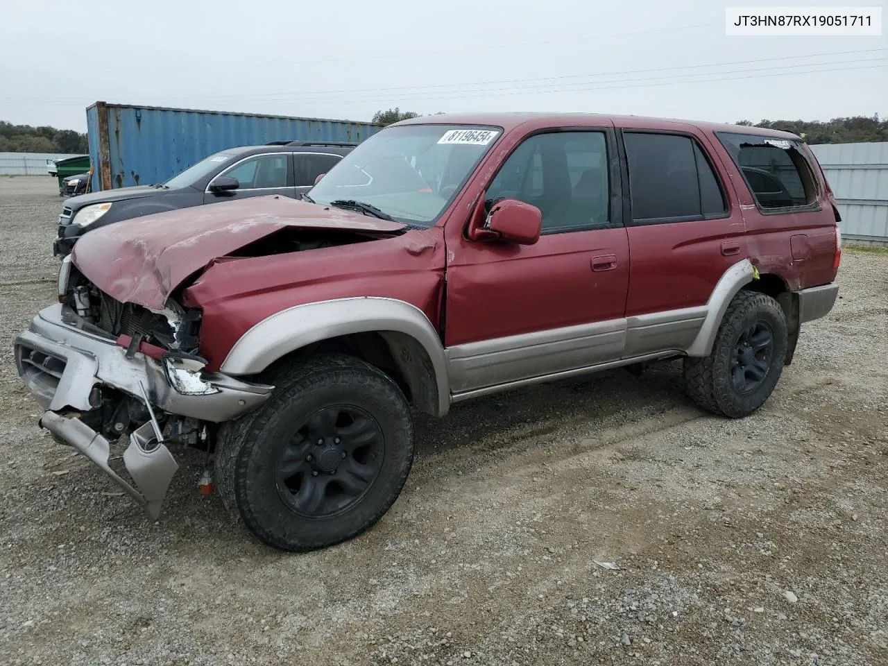 2001 Toyota 4Runner Limited VIN: JT3HN87RX19051711 Lot: 81196454