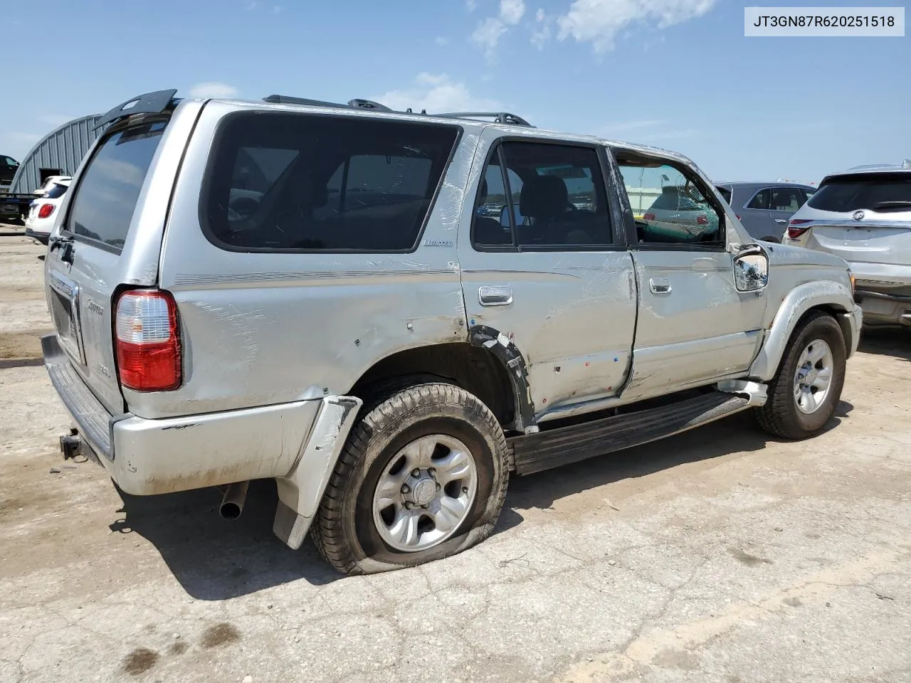 2002 Toyota 4Runner Limited VIN: JT3GN87R620251518 Lot: 61532974