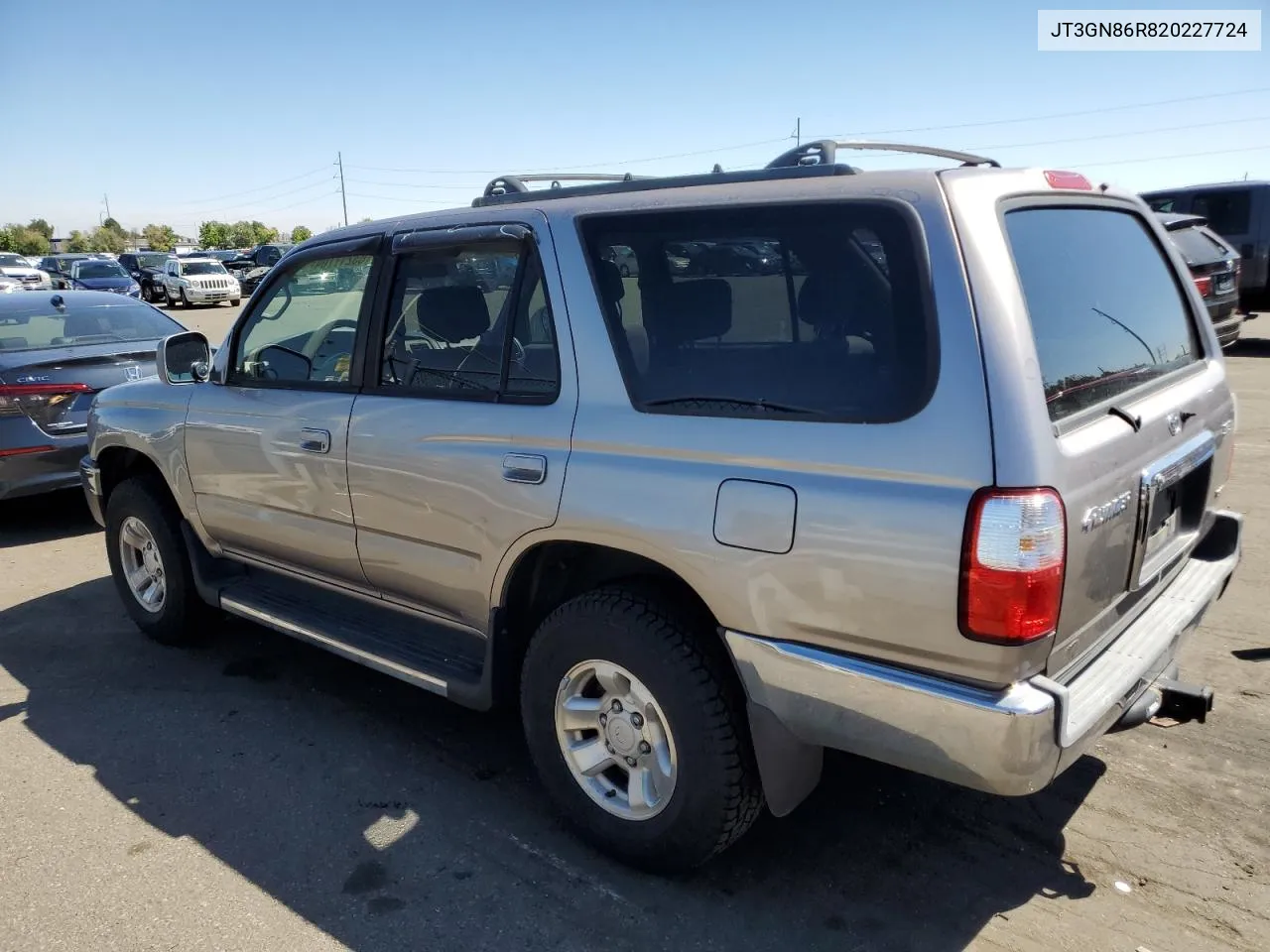 2002 Toyota 4Runner Sr5 VIN: JT3GN86R820227724 Lot: 63217704