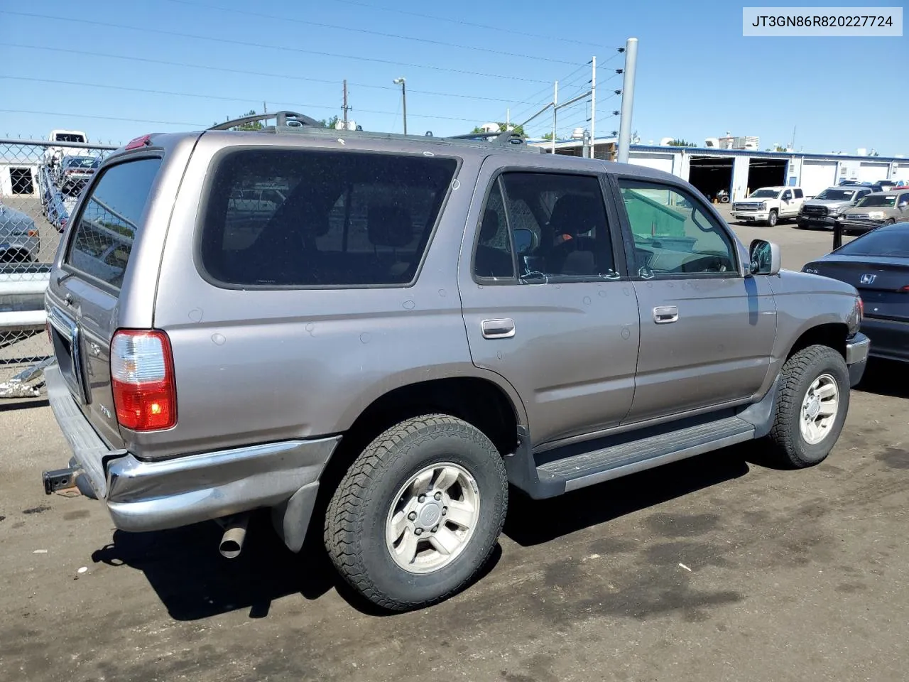 2002 Toyota 4Runner Sr5 VIN: JT3GN86R820227724 Lot: 63217704