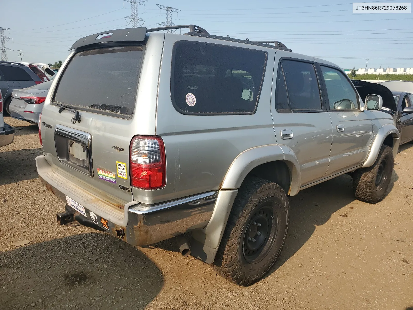 2002 Toyota 4Runner Sr5 VIN: JT3HN86R729078268 Lot: 64697394