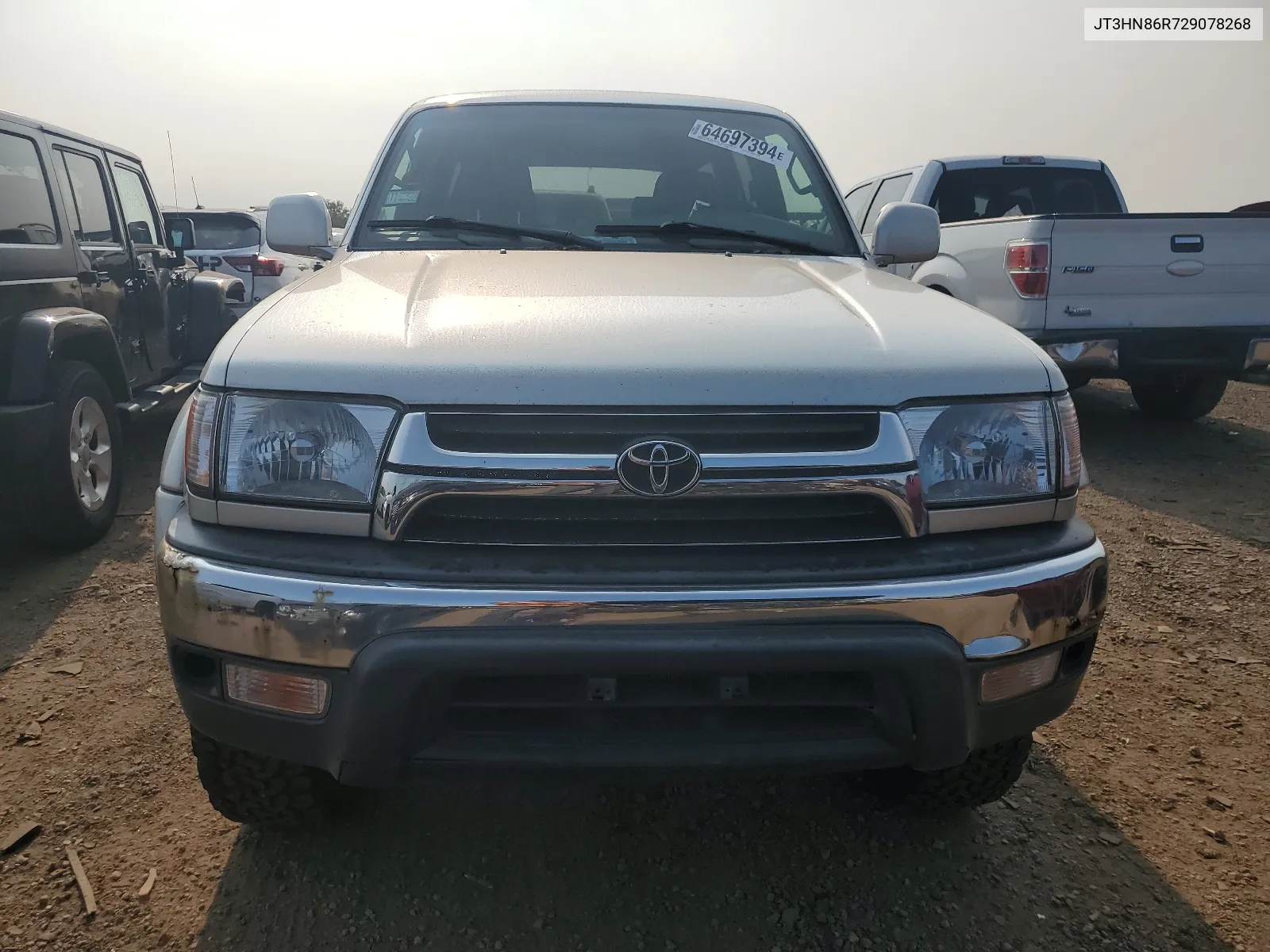 2002 Toyota 4Runner Sr5 VIN: JT3HN86R729078268 Lot: 64697394