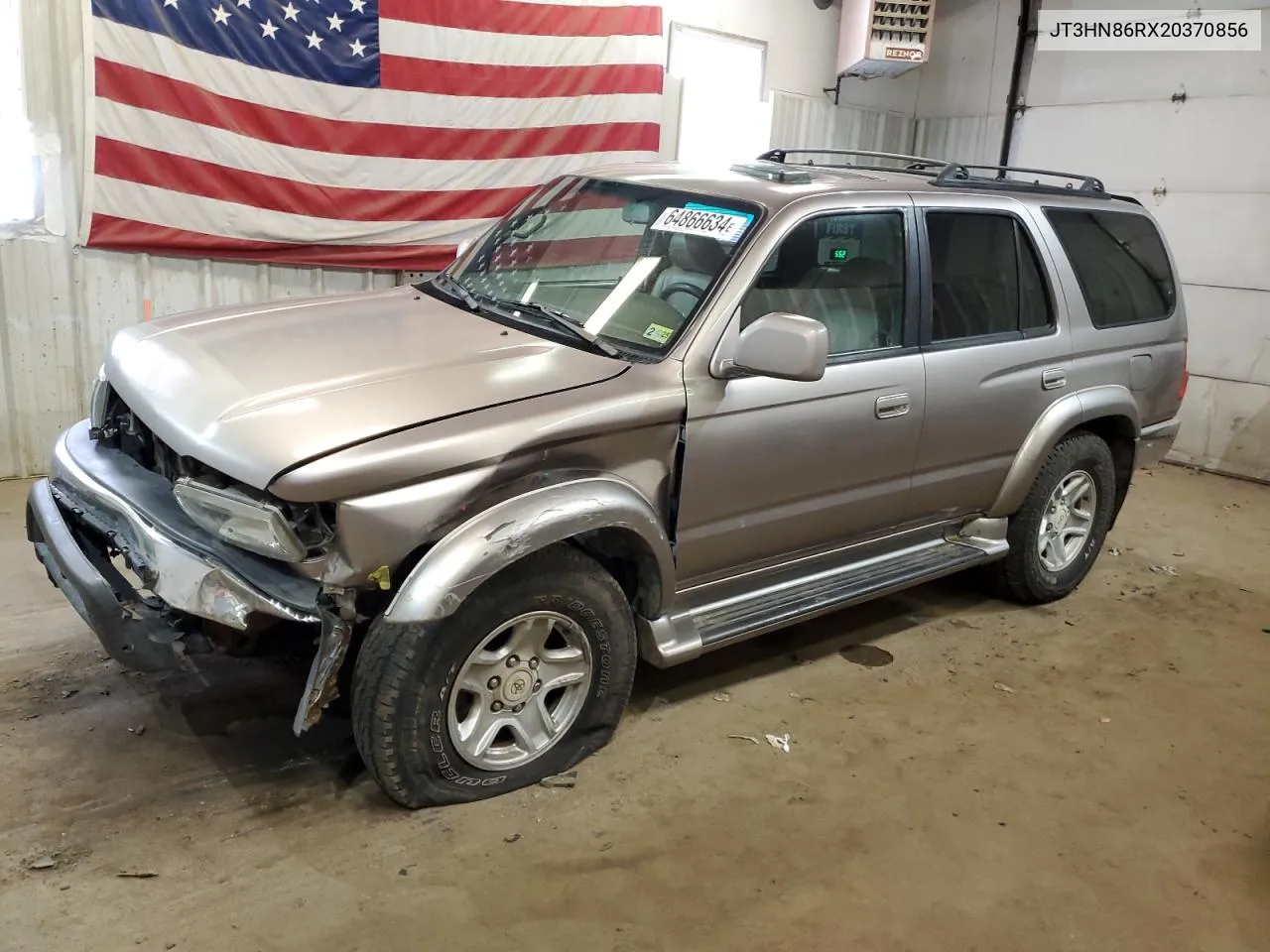 2002 Toyota 4Runner Sr5 VIN: JT3HN86RX20370856 Lot: 64866634