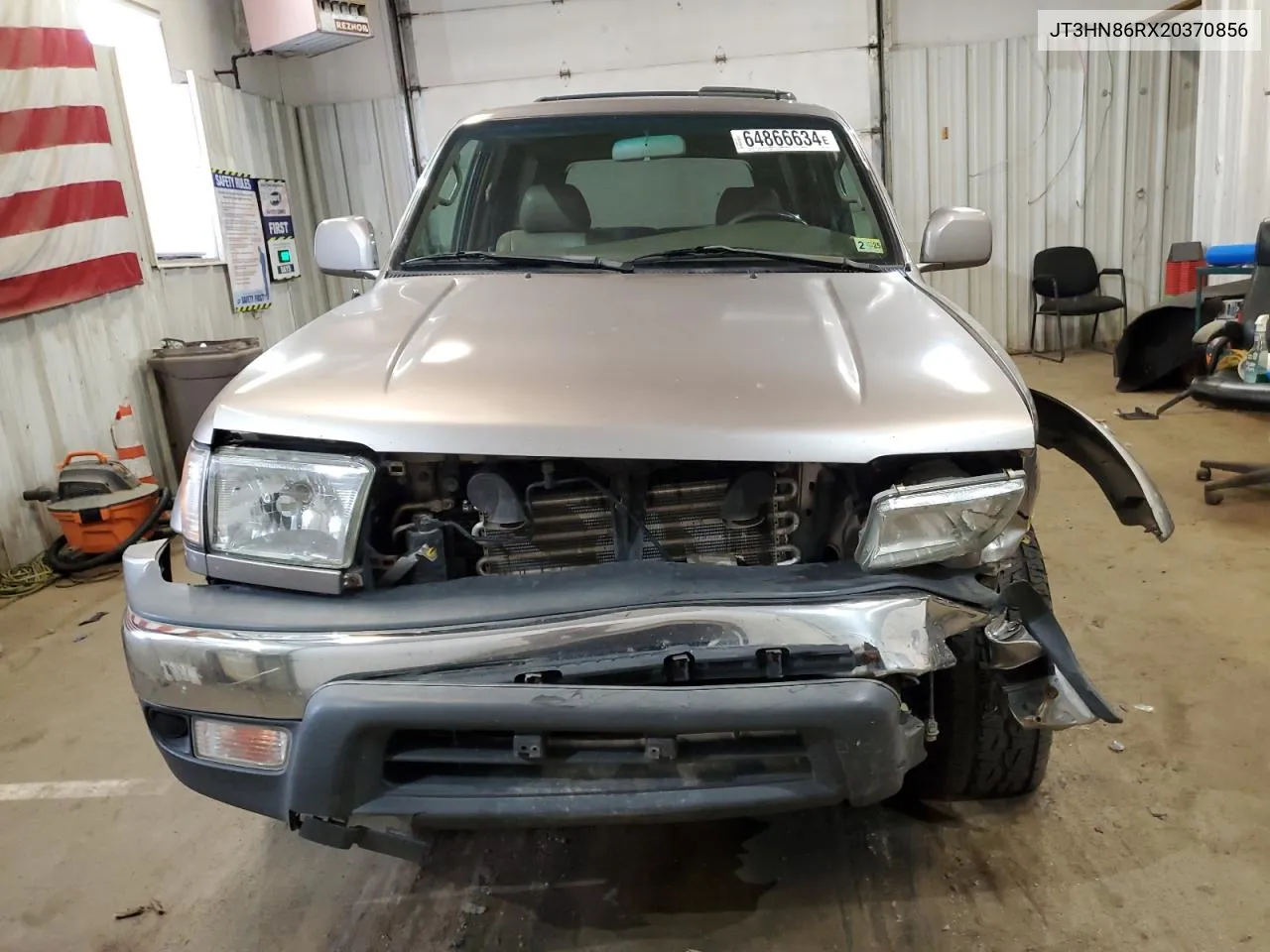 2002 Toyota 4Runner Sr5 VIN: JT3HN86RX20370856 Lot: 64866634