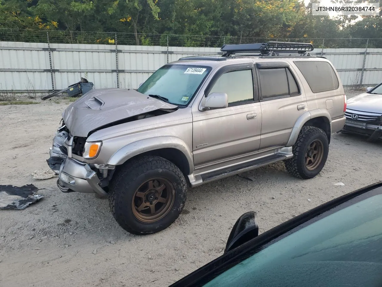 2002 Toyota 4Runner Sr5 VIN: JT3HN86R320384744 Lot: 67139444