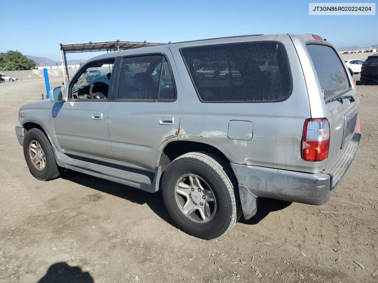 2002 Toyota 4Runner Sr5 VIN: JT3GN86R020224204 Lot: 67610564