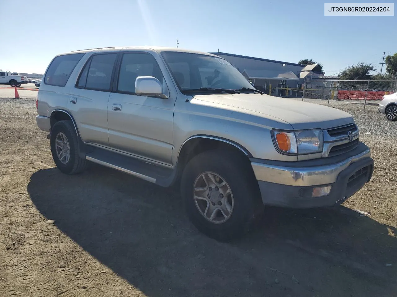 2002 Toyota 4Runner Sr5 VIN: JT3GN86R020224204 Lot: 67610564