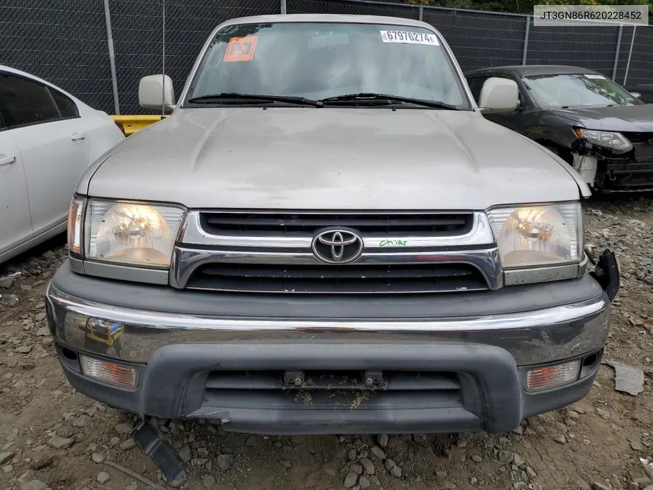 2002 Toyota 4Runner Sr5 VIN: JT3GN86R620228452 Lot: 67976274