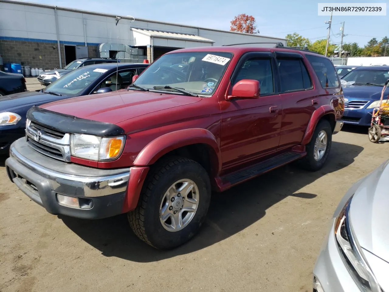 2002 Toyota 4Runner Sr5 VIN: JT3HN86R729072339 Lot: 69716474