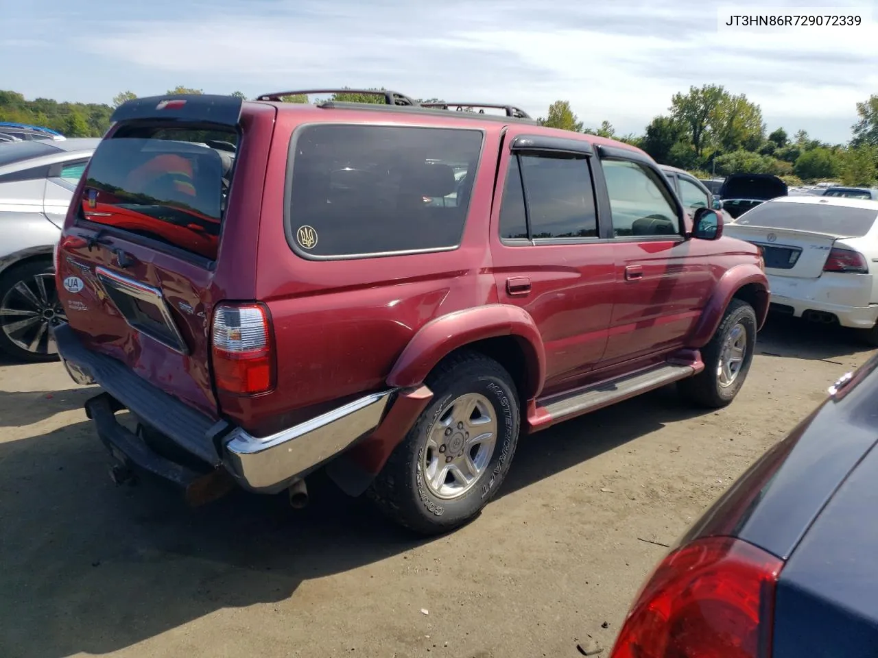 2002 Toyota 4Runner Sr5 VIN: JT3HN86R729072339 Lot: 69716474