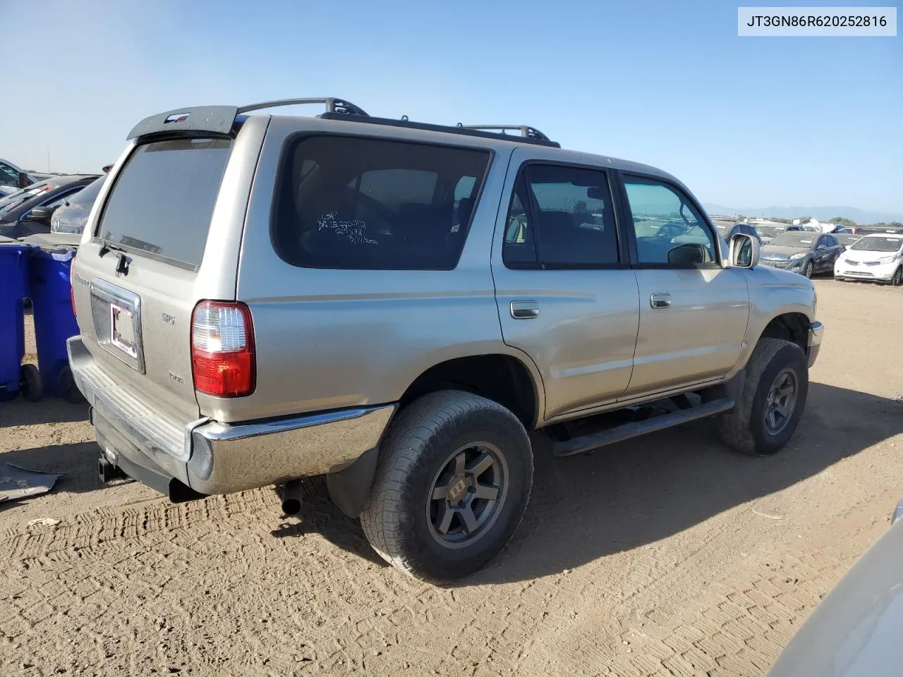 2002 Toyota 4Runner Sr5 VIN: JT3GN86R620252816 Lot: 70067654