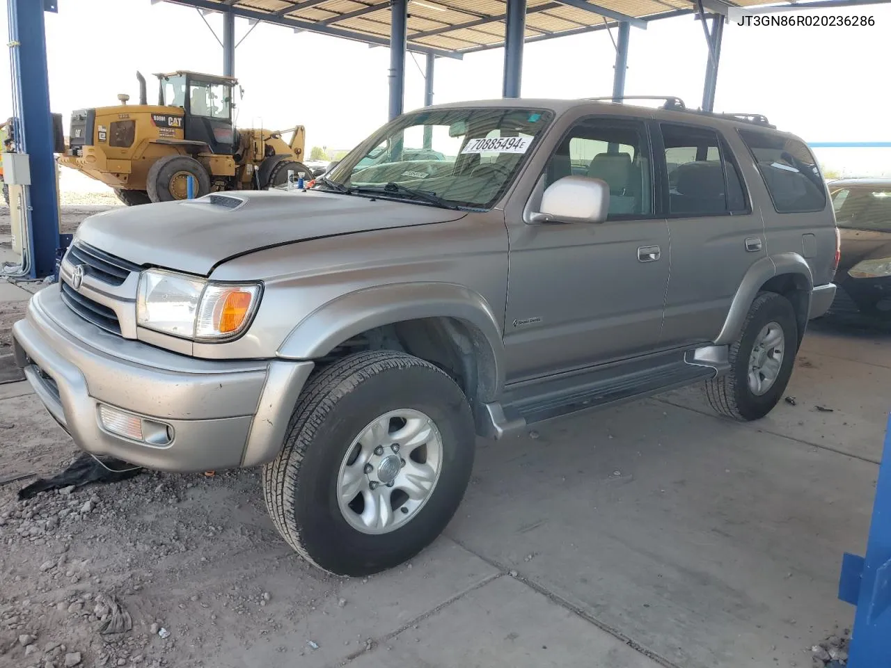 2002 Toyota 4Runner Sr5 VIN: JT3GN86R020236286 Lot: 70885494