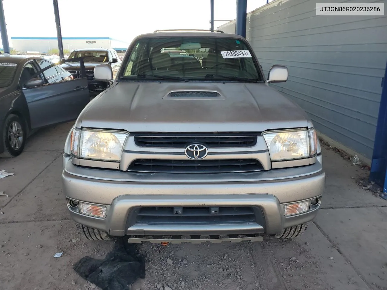 2002 Toyota 4Runner Sr5 VIN: JT3GN86R020236286 Lot: 70885494