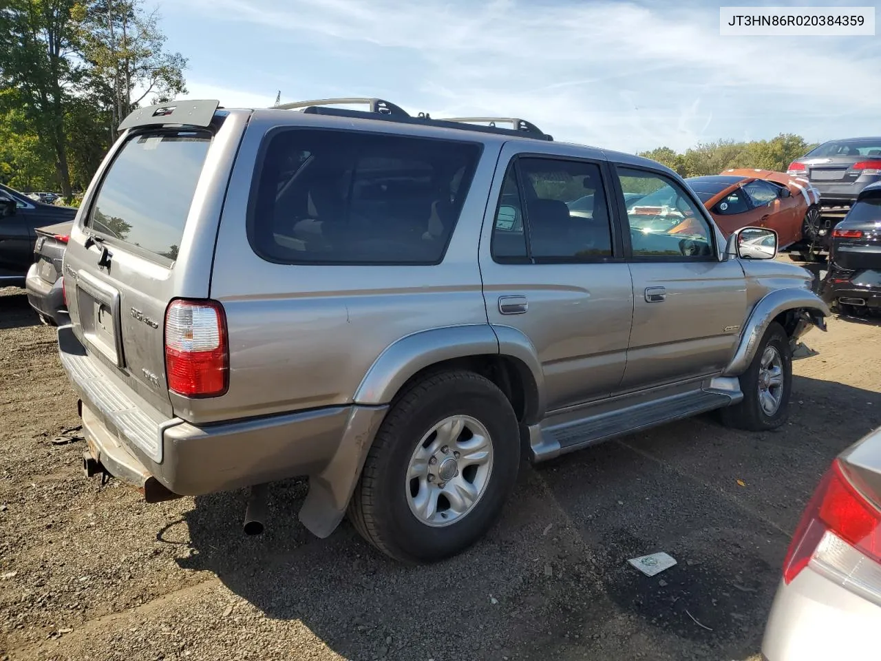 2002 Toyota 4Runner Sr5 VIN: JT3HN86R020384359 Lot: 71175054