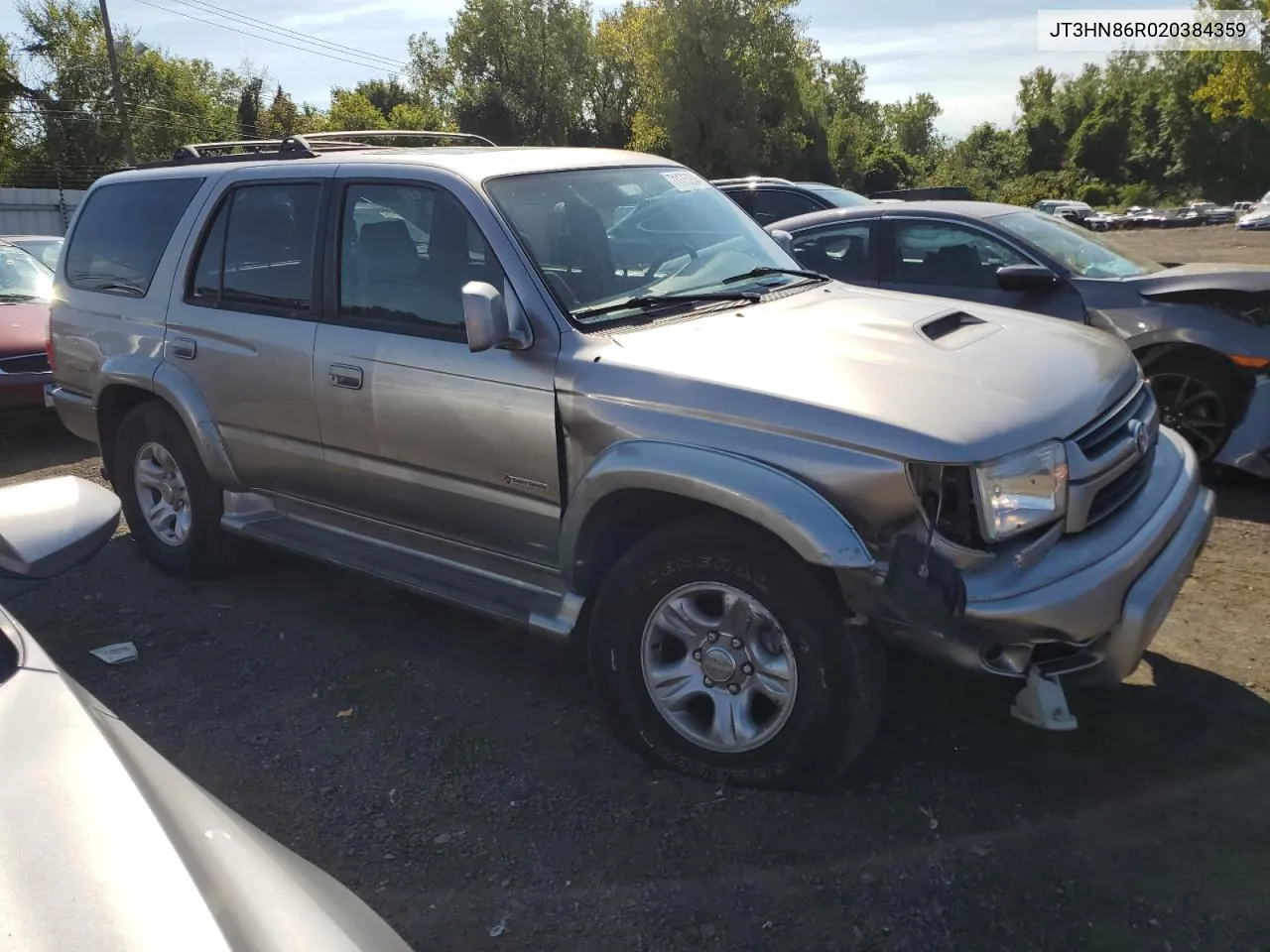 2002 Toyota 4Runner Sr5 VIN: JT3HN86R020384359 Lot: 71175054