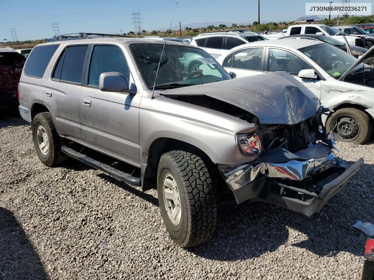 2002 Toyota 4Runner Sr5 VIN: JT3GN86R920236271 Lot: 71959624