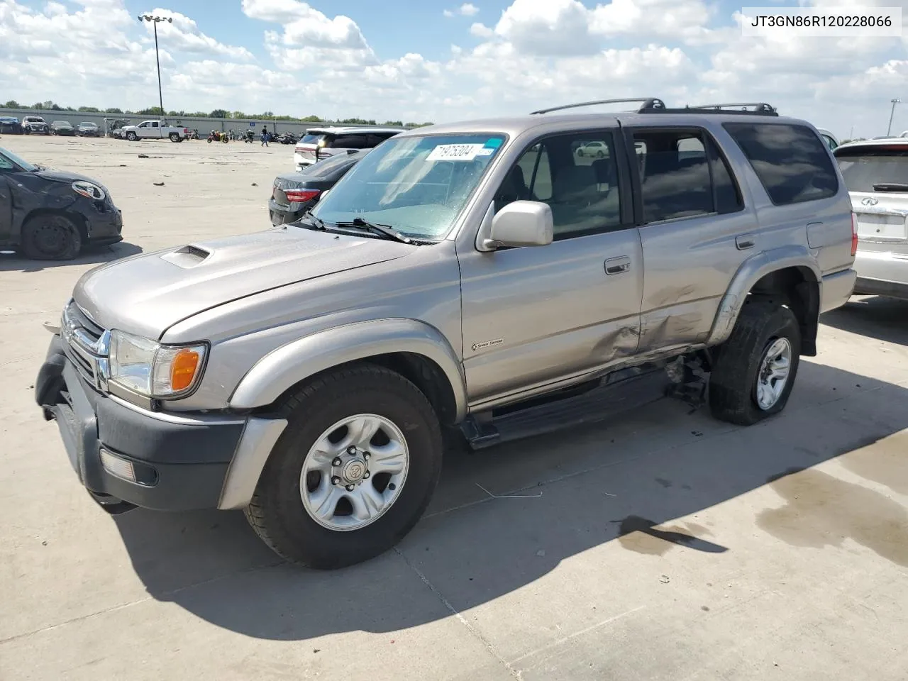 2002 Toyota 4Runner Sr5 VIN: JT3GN86R120228066 Lot: 71975304