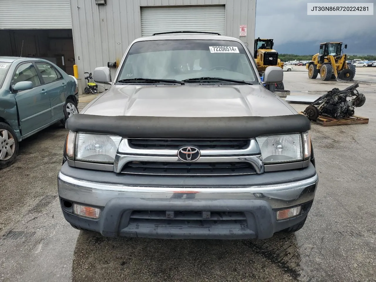 2002 Toyota 4Runner Sr5 VIN: JT3GN86R720224281 Lot: 72206514