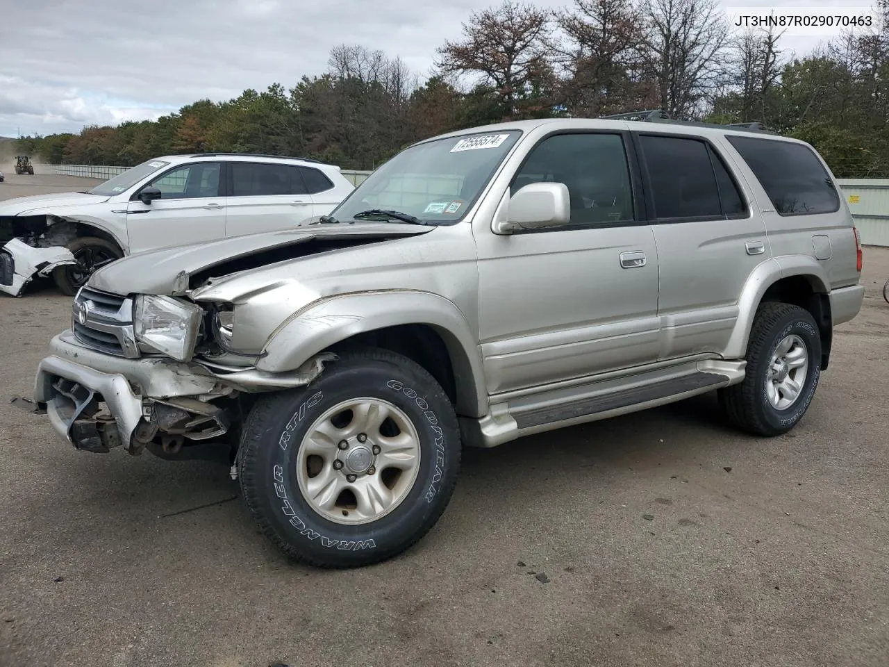 2002 Toyota 4Runner Limited VIN: JT3HN87R029070463 Lot: 72555574