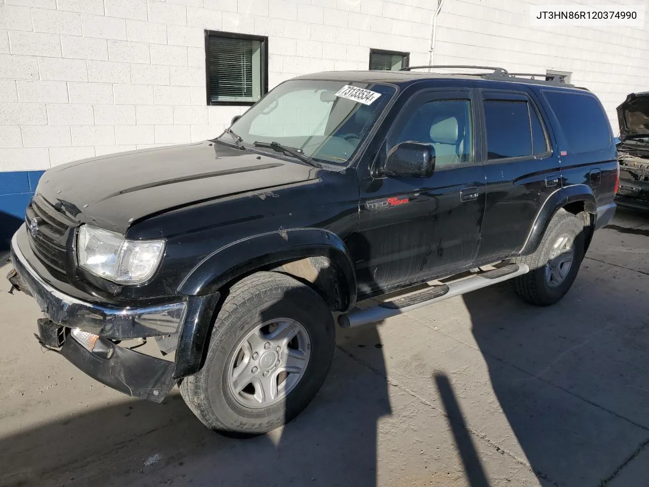 2002 Toyota 4Runner Sr5 VIN: JT3HN86R120374990 Lot: 73133534