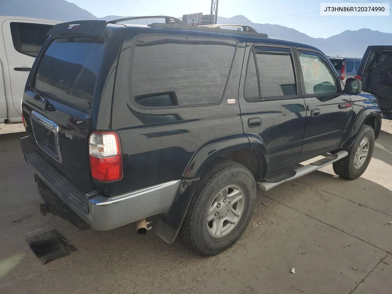 2002 Toyota 4Runner Sr5 VIN: JT3HN86R120374990 Lot: 73133534