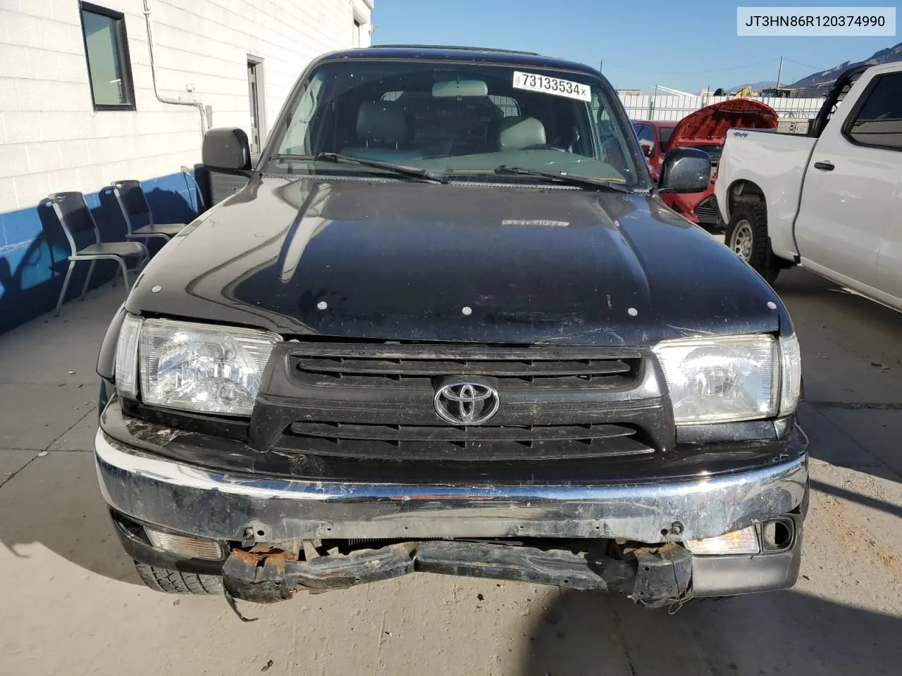 2002 Toyota 4Runner Sr5 VIN: JT3HN86R120374990 Lot: 73133534