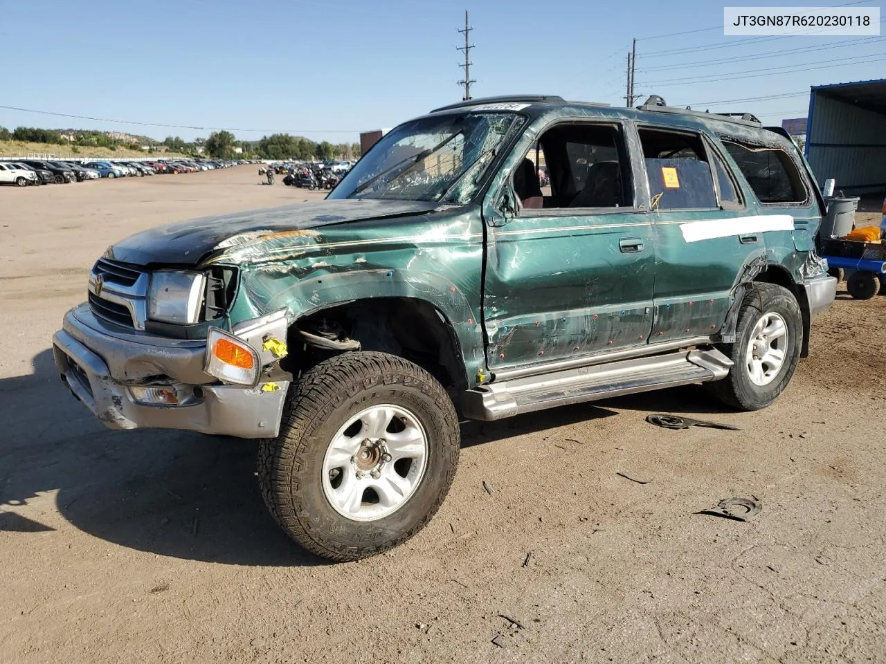 2002 Toyota 4Runner Limited VIN: JT3GN87R620230118 Lot: 74472764