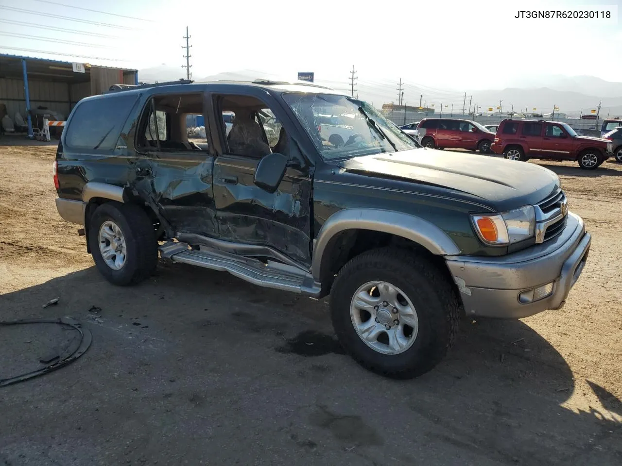 2002 Toyota 4Runner Limited VIN: JT3GN87R620230118 Lot: 74472764