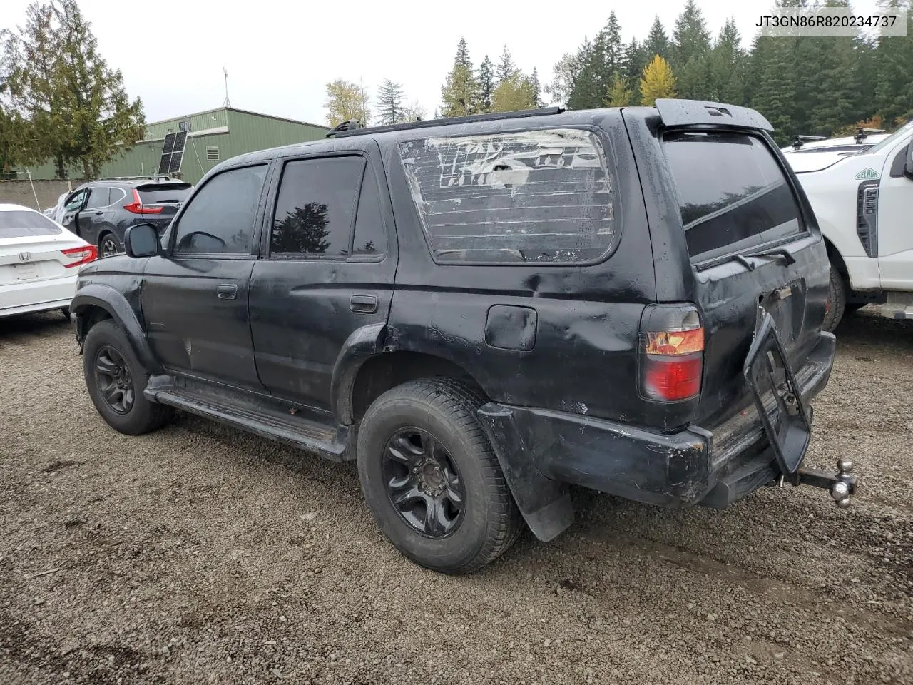 2002 Toyota 4Runner Sr5 VIN: JT3GN86R820234737 Lot: 74697424