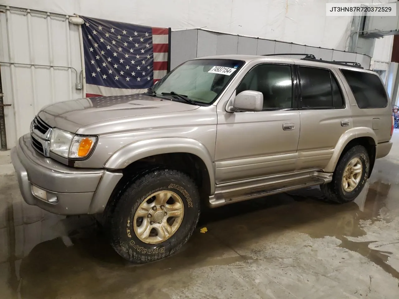 2002 Toyota 4Runner Limited VIN: JT3HN87R720372529 Lot: 74937154