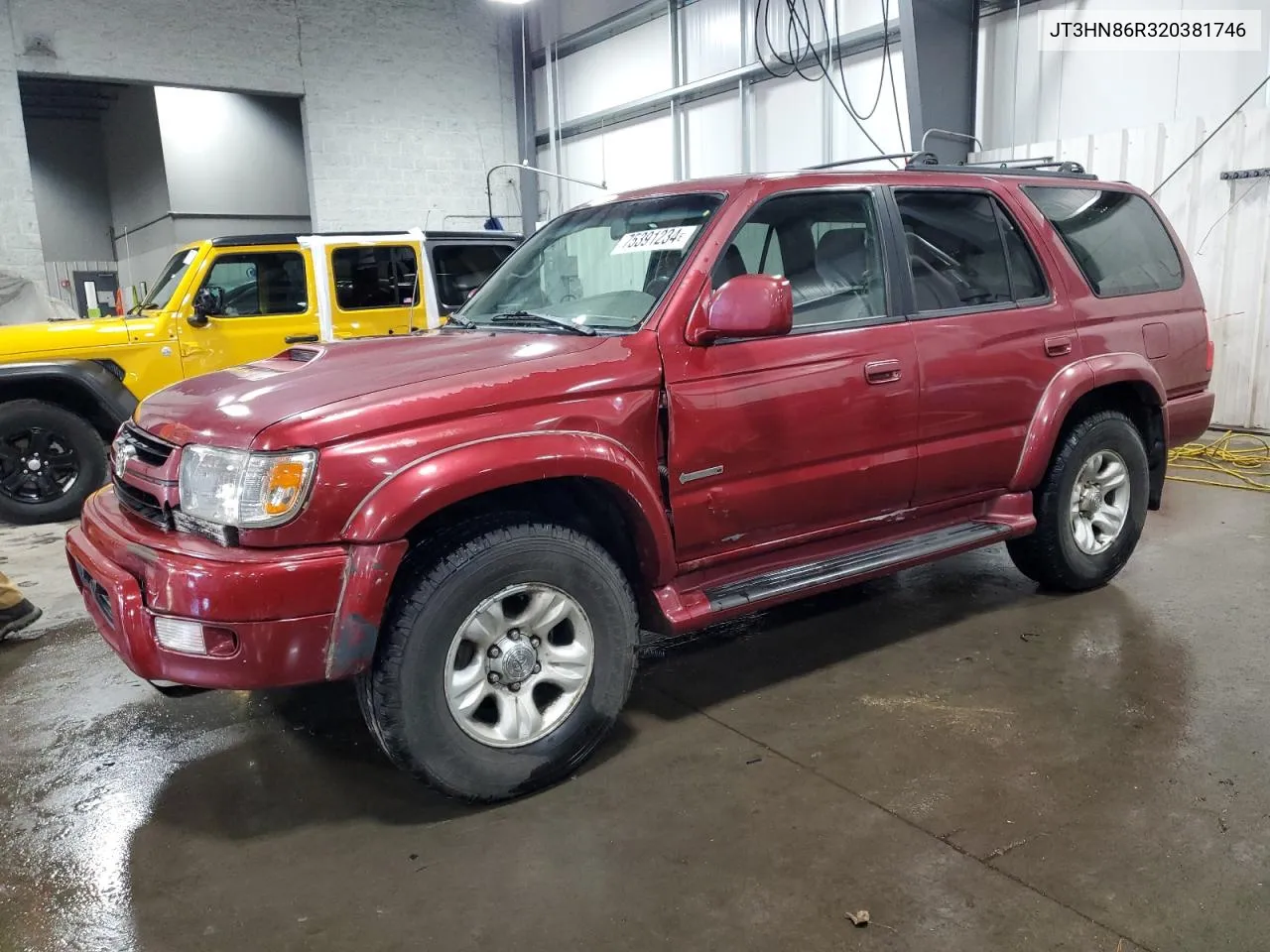 2002 Toyota 4Runner Sr5 VIN: JT3HN86R320381746 Lot: 75391234