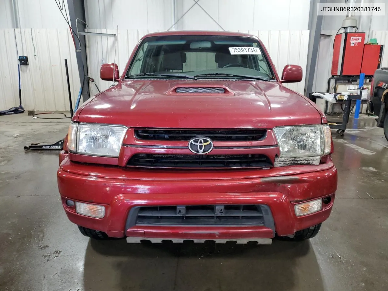 2002 Toyota 4Runner Sr5 VIN: JT3HN86R320381746 Lot: 75391234