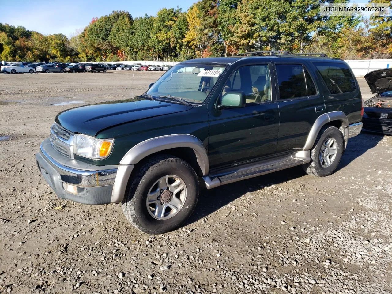 2002 Toyota 4Runner Sr5 VIN: JT3HN86R929062282 Lot: 76311194