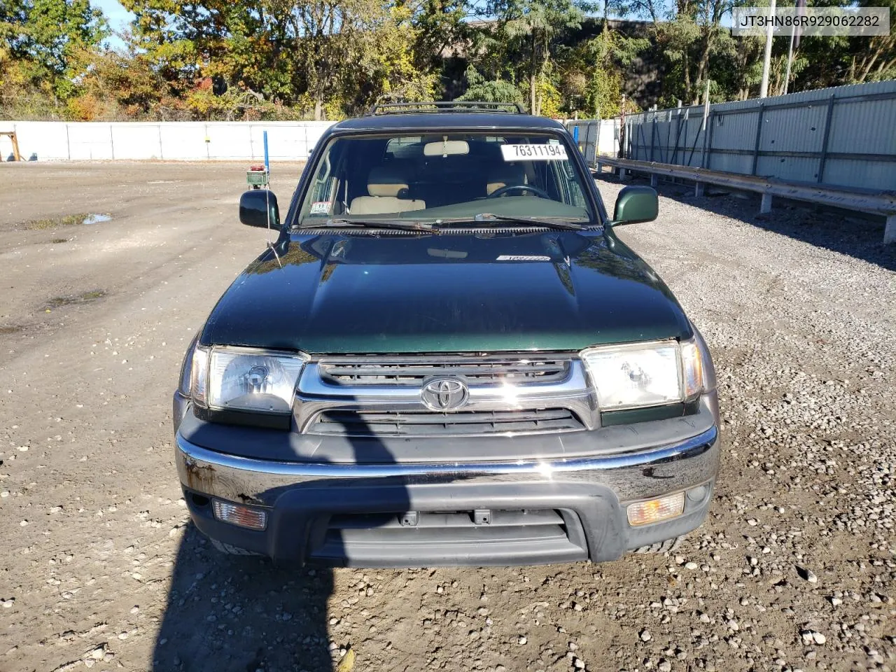 2002 Toyota 4Runner Sr5 VIN: JT3HN86R929062282 Lot: 76311194